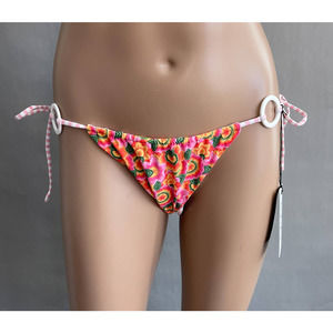 VDM The Label Dolls Kill Bikini Bottoms Women M Marley Reversible Mod Floral NWT